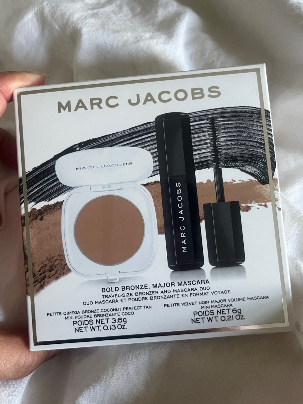 Marc Jacobs Bronzer Mascara Duo Travel Size Set NIB